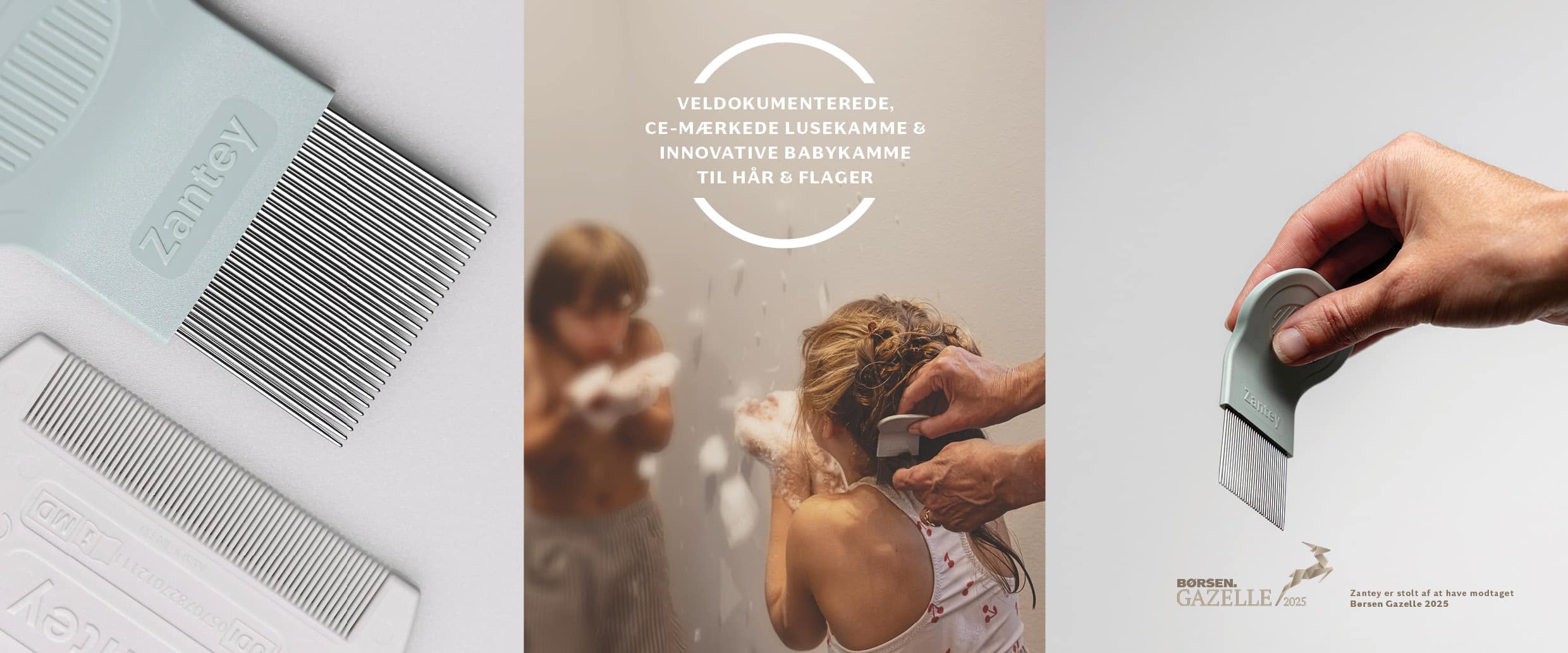 Zantey landingpage frontpage gazelle DK